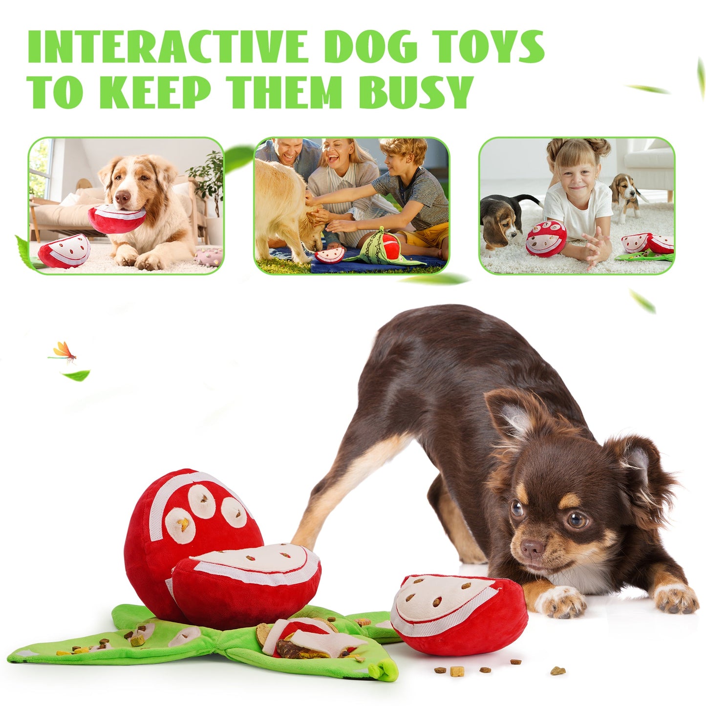 Nuvori™ 4-in-1 Snuffle & Squeaky Enrichment Toy
