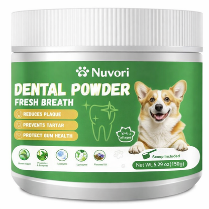 Nuvori Dental Health Powder for Dogs - Chicken Flavor